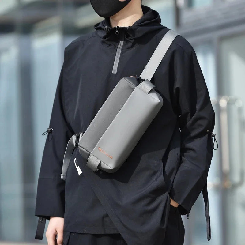 New Men Waterproof Crossbody Oxford Large Storage Capacity Multifunction Anti-theft Sling Shoulder Messenger Chest Bag Pack