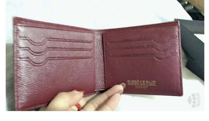 New Men's And Women's Printed Wallet Letter Fashion High Quality Wallet Leather Short Card Bag