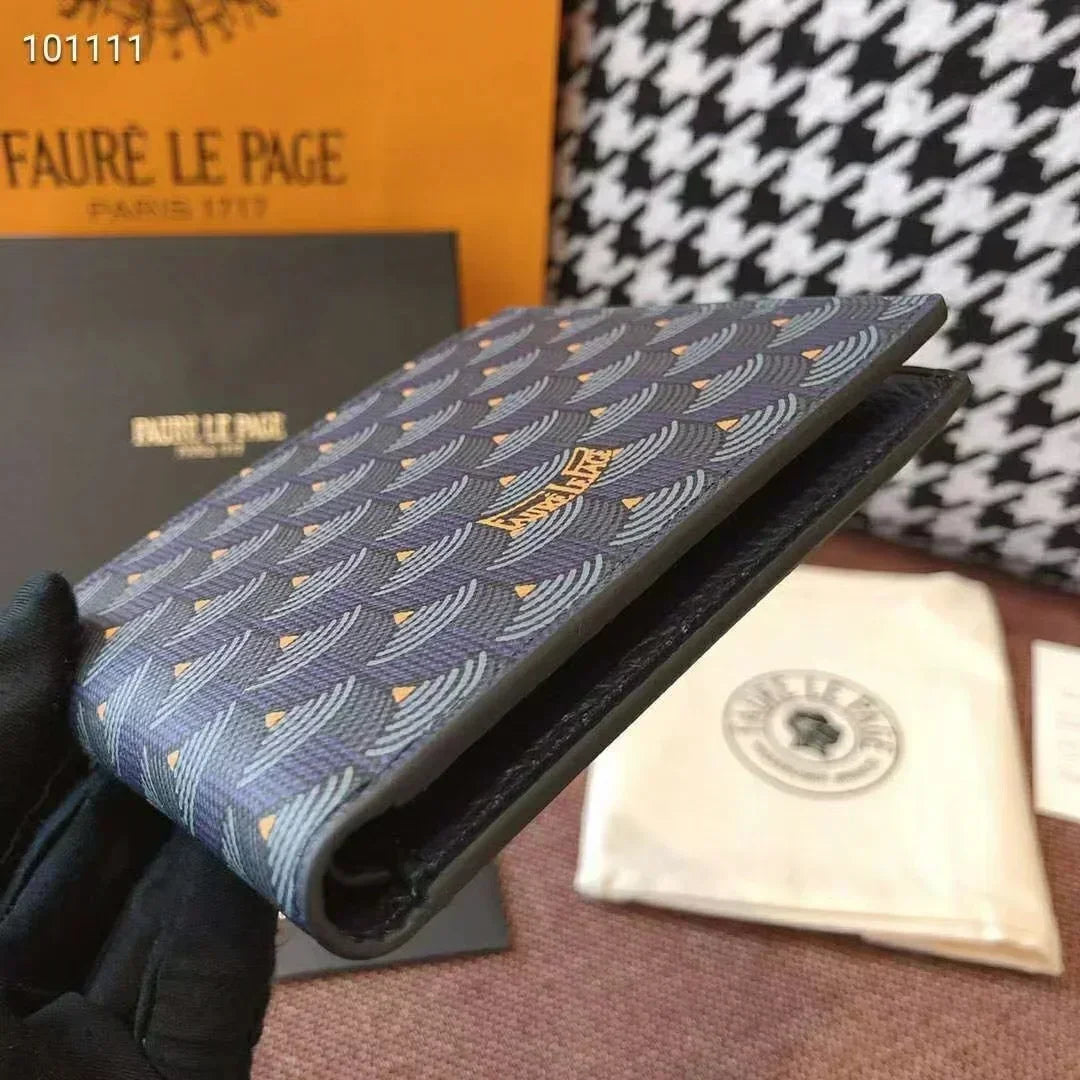New Men's And Women's Printed Wallet Letter Fashion High Quality Wallet Leather Short Card Bag