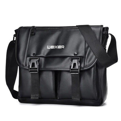 New Men's Retro Leisure Crossbody High Quality Messenger Waterproof and Wear-resistant Large-capacity Flip Shoulder Bag