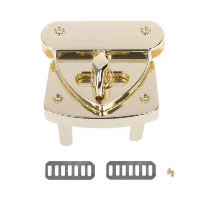 New Metal Clasp Turn Lock Twist Locks DIY Leather Handbag Bag Hardware Accessori