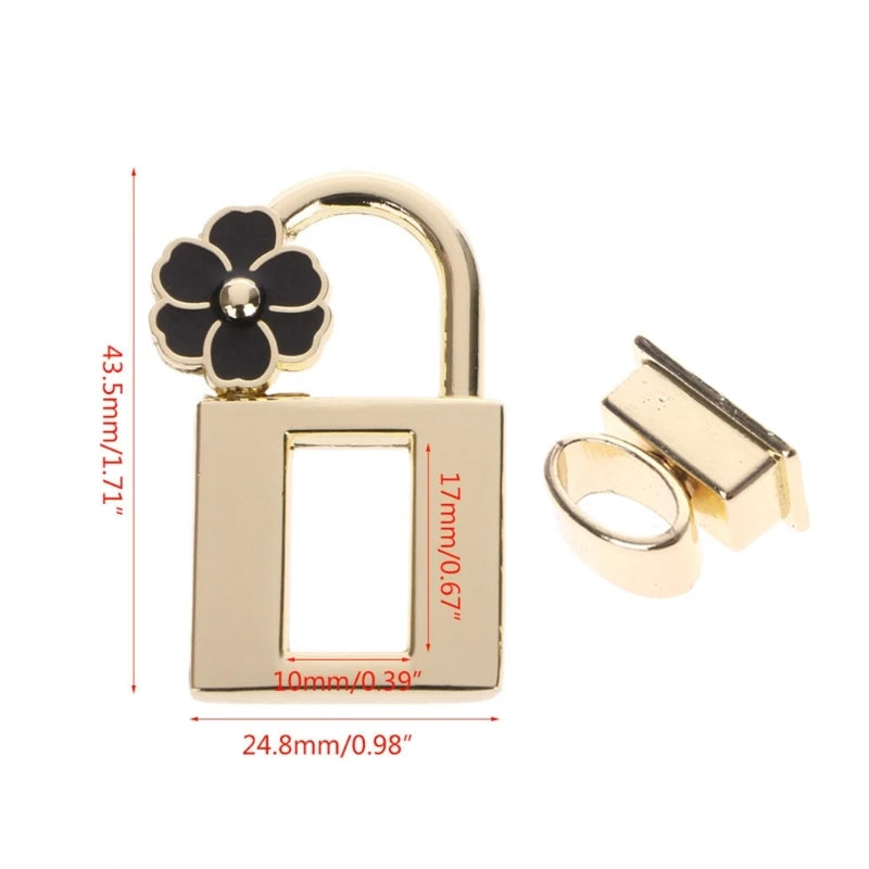 New Metal Clasp Turn Lock Twist Locks for DIY Handbag Craft Bag Purse Hardware