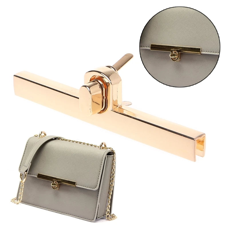 New Metal Clasp Turn Locks Twist Lock for DIY Handbag Craft Bag Purse Hardware