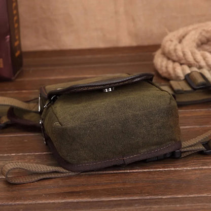 New Military Riding Waist Pack Bags Belt Hip Bum Travel Famous Motorcycle Messenger Shoulder Men Canvas Drop Leg Fanny Bag