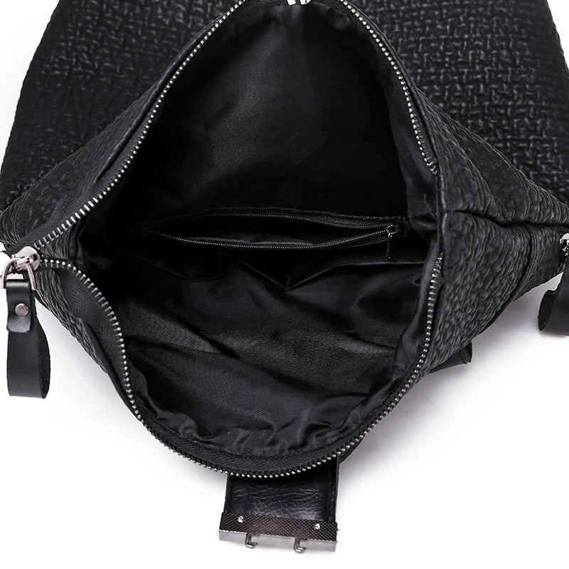 New Ms Luxury Designer Women High Capacity Leather Black Backpack Casual High Quality School Backpacks for Girls Travel Bagpack