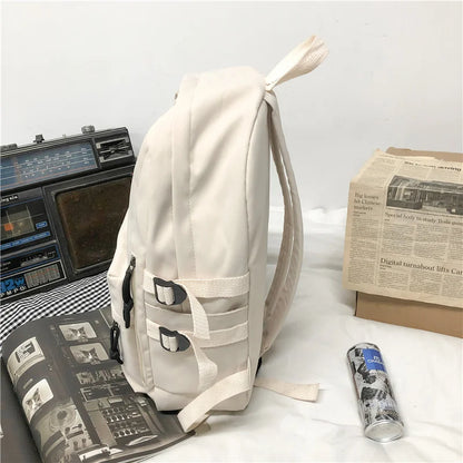 New Multi-Pocket Female Backpack Book School Bag for Teenage Girls Boys Student Women's Travel Rucksack Small Or Big Size