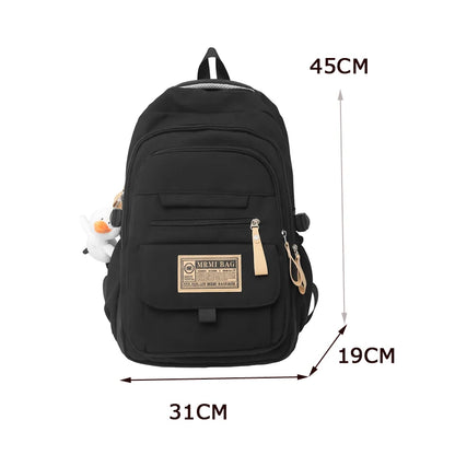New Multi-pocket Women man Rucksack High Quality Youth Waterproof Backpacks for Teenage Girls Boys Female School Bag Bagpack