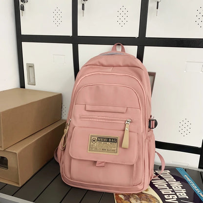 New Multi-pocket Women man Rucksack High Quality Youth Waterproof Backpacks for Teenage Girls Boys Female School Bag Bagpack