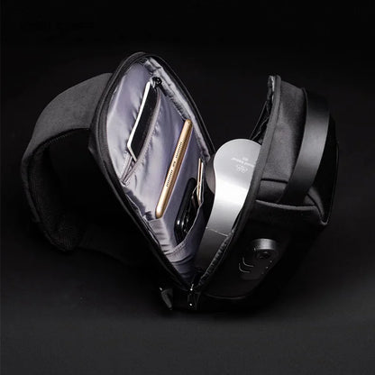 New Multifunction Anti Theft Lock Crossbody for Men Short Trip Shoulder Messenger s Male Sport Waterproof Chest Bag