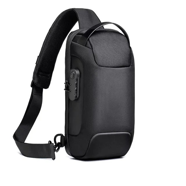 New Multifunction Anti Theft Lock Crossbody for Men Short Trip Shoulder Messenger s Male Sport Waterproof Chest Bag