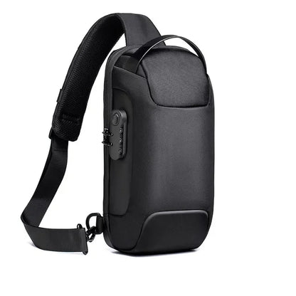 New Multifunction Anti Theft Lock Crossbody for Men Short Trip Shoulder Messenger s Male Sport Waterproof Chest Bag