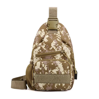 New Multifunction Men's Chest Fashion USB Charging Shoulder Phone Casual Male Crossbody Sports Travel Sling Bag