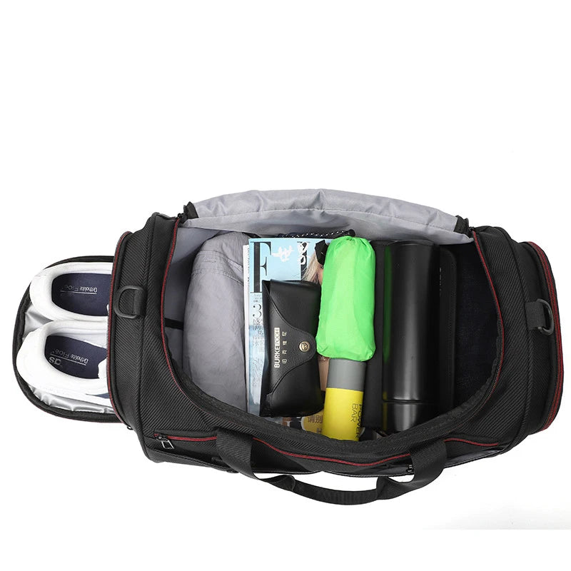 New Multifunction Travel Bag Waterproof Business Duffle Bag for Trip Storage Hand Luggage Bags with Shoe Pouch Multiple Pockets