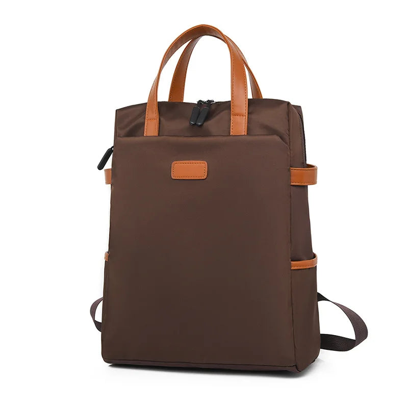 New Multifunctional Stylish Commuter Women's Backpack Anti-Theft Water Repellent Stylish Casual Bag with Luggage Strap Backpack