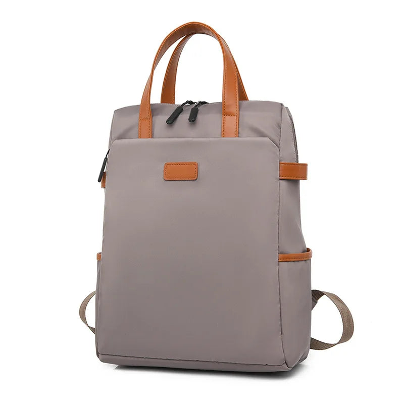 New Multifunctional Stylish Commuter Women's Backpack Anti-Theft Water Repellent Stylish Casual Bag with Luggage Strap Backpack
