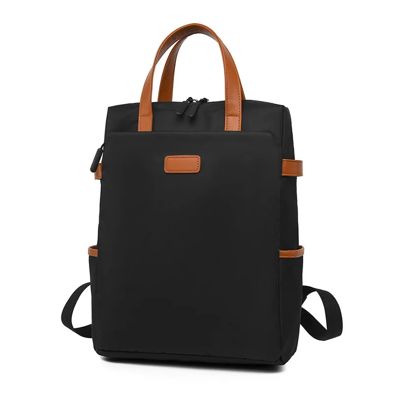 New Multifunctional Stylish Commuter Women's Backpack Anti-Theft Water Repellent Stylish Casual Bag with Luggage Strap Backpack