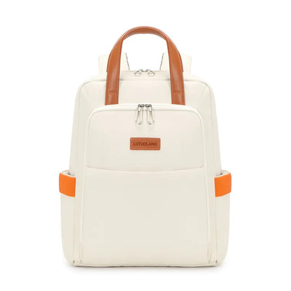 New Multifunctional Stylish Computer Women's Backpack 14 Inch Laptop Simple School Bag For Teenage Girls