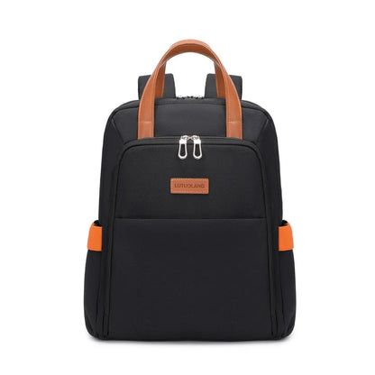New Multifunctional Stylish Computer Women's Backpack 14 Inch Laptop Simple School Bag For Teenage Girls