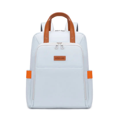 New Multifunctional Stylish Computer Women's Backpack 14 Inch Laptop Simple School Bag For Teenage Girls