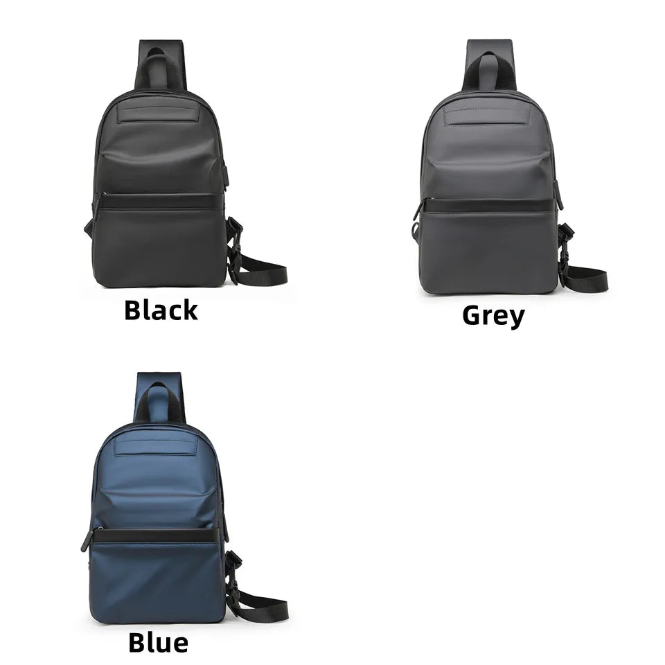 New Nylon Handbags Chest Pack Men's Fashion Shoulder Chest Bag Men's Travel Cross Chest Bag Men's Small Cross Waist Bag