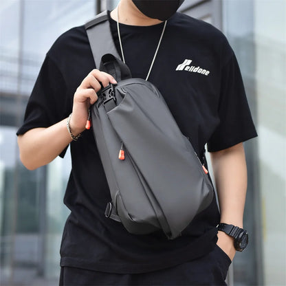 New Nylon Handbags Chest Pack Men's Fashion Shoulder Chest Bag Men's Travel Cross Chest Bag Men's Small Cross Waist Bag