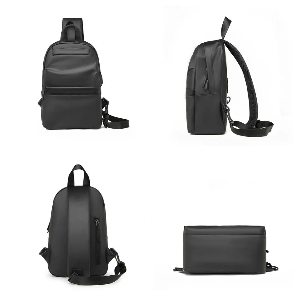 New Nylon Handbags Chest Pack Men's Fashion Shoulder Chest Bag Men's Travel Cross Chest Bag Men's Small Cross Waist Bag