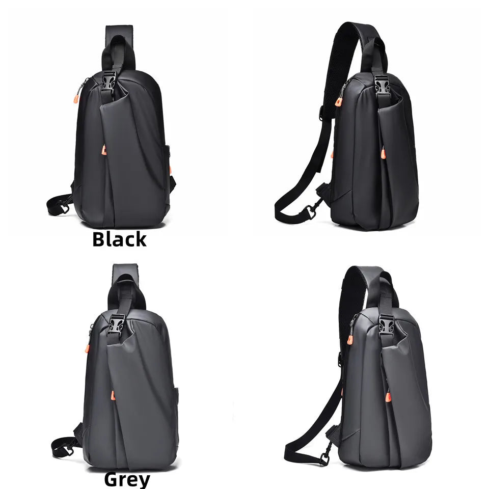 New Nylon Handbags Chest Pack Men's Fashion Shoulder Chest Bag Men's Travel Cross Chest Bag Men's Small Cross Waist Bag