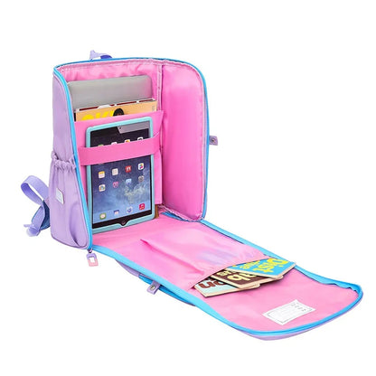 New Orthopedic School Bags For 3D Cartoon Mermaid Backpacks Kids Satchel Student Girls Bookbag Knapsack Mochilas Escolares
