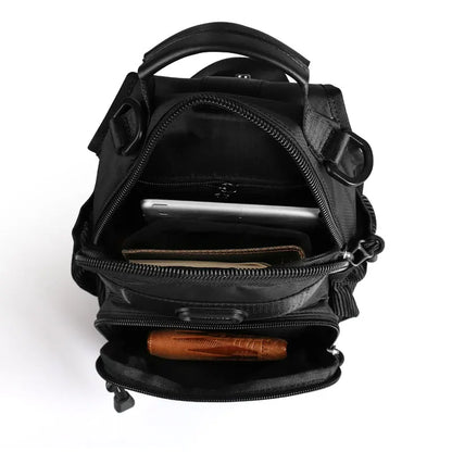 New Outdoor Leisure Travel Waterproof Messenger Diagonal Men Bag Shoulder Straps Can Be Portable Multi-Way Back Tote Handbags