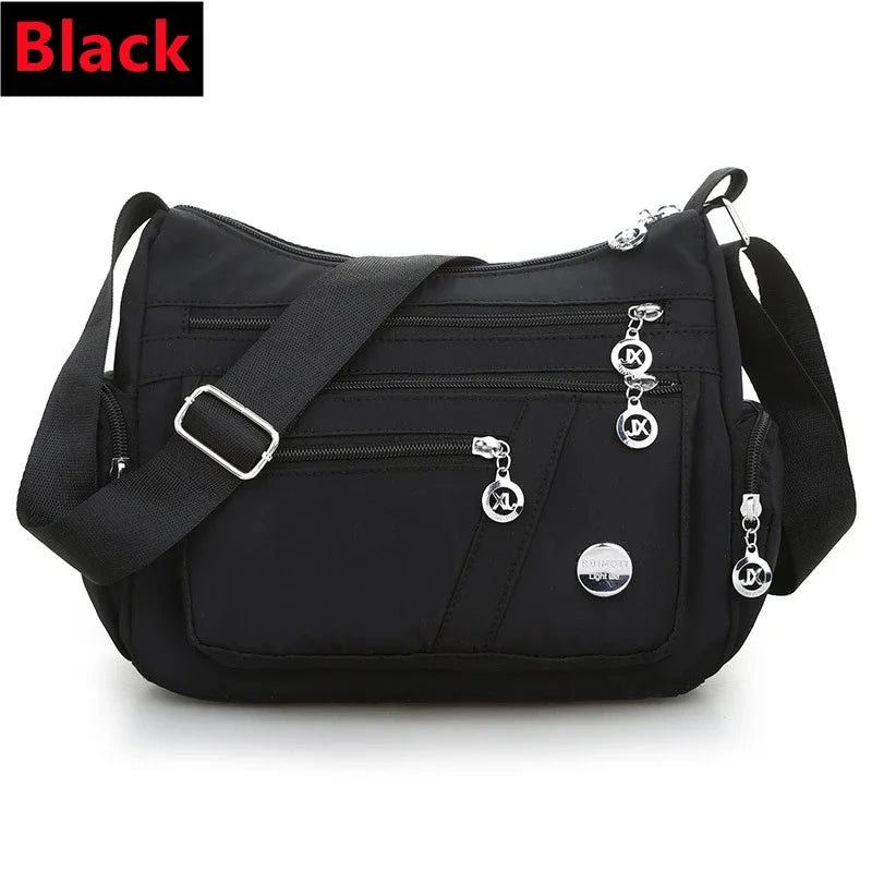New Oxford Waterproof Shoulder Women Casual Crossbody Multifunction Shopping Handbag Large Capacity Messenger Bags 2024