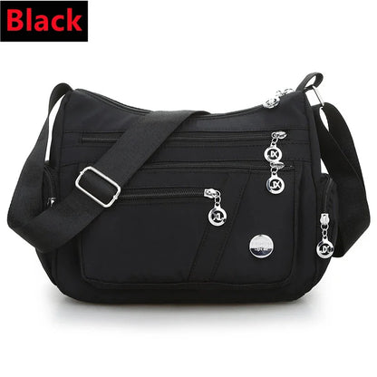 New Oxford Waterproof Shoulder Women Casual Crossbody Multifunction Shopping Handbag Large Capacity Messenger Bags 2024