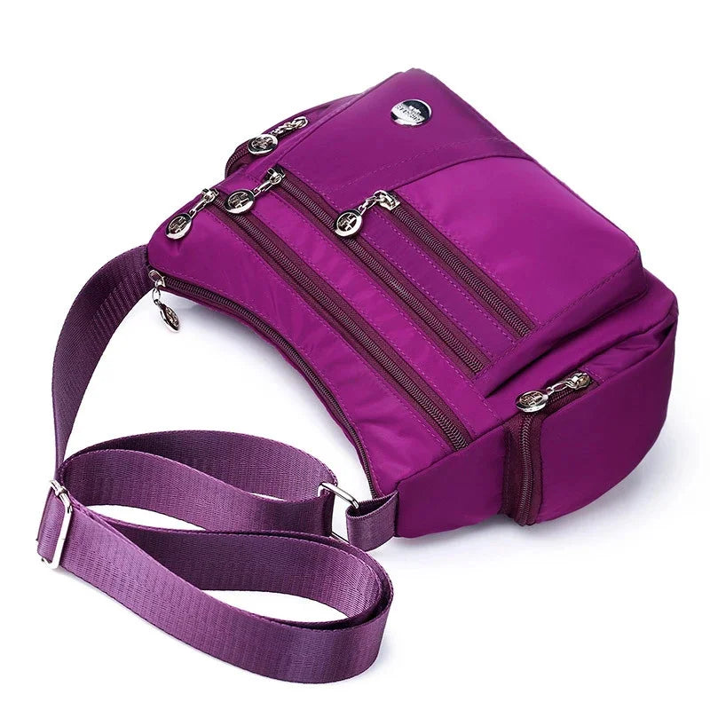 New Oxford Waterproof Shoulder Women Casual Crossbody Multifunction Shopping Handbag Large Capacity Messenger Bags 2024