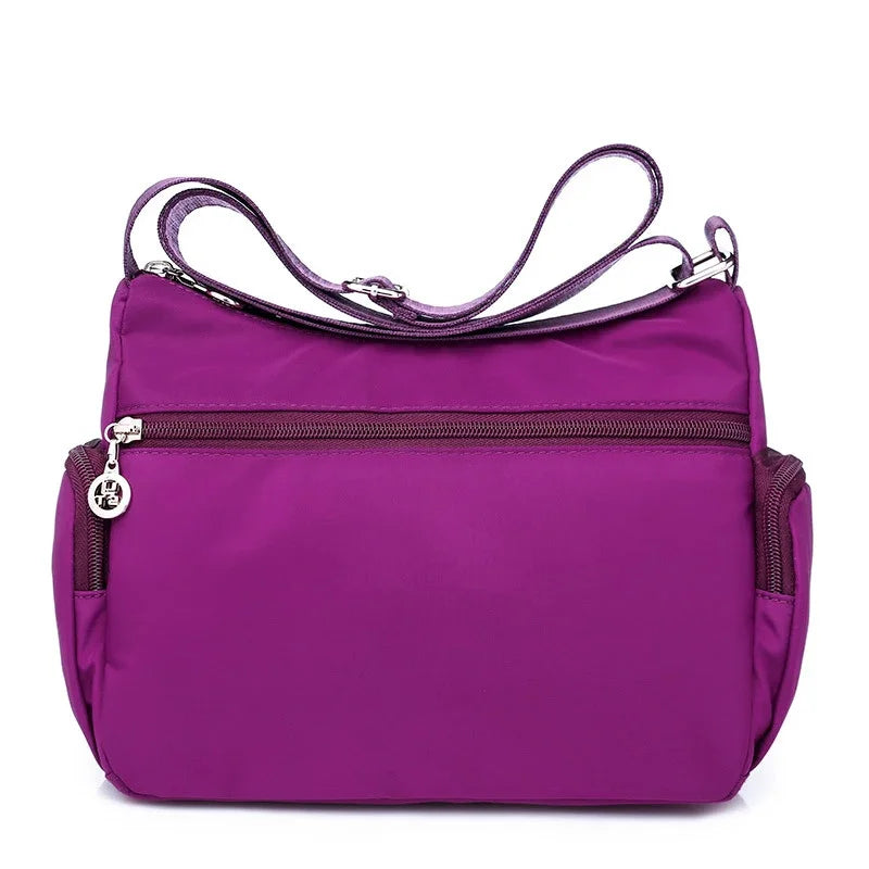 New Oxford Waterproof Shoulder Women Casual Crossbody Multifunction Shopping Handbag Large Capacity Messenger Bags 2024