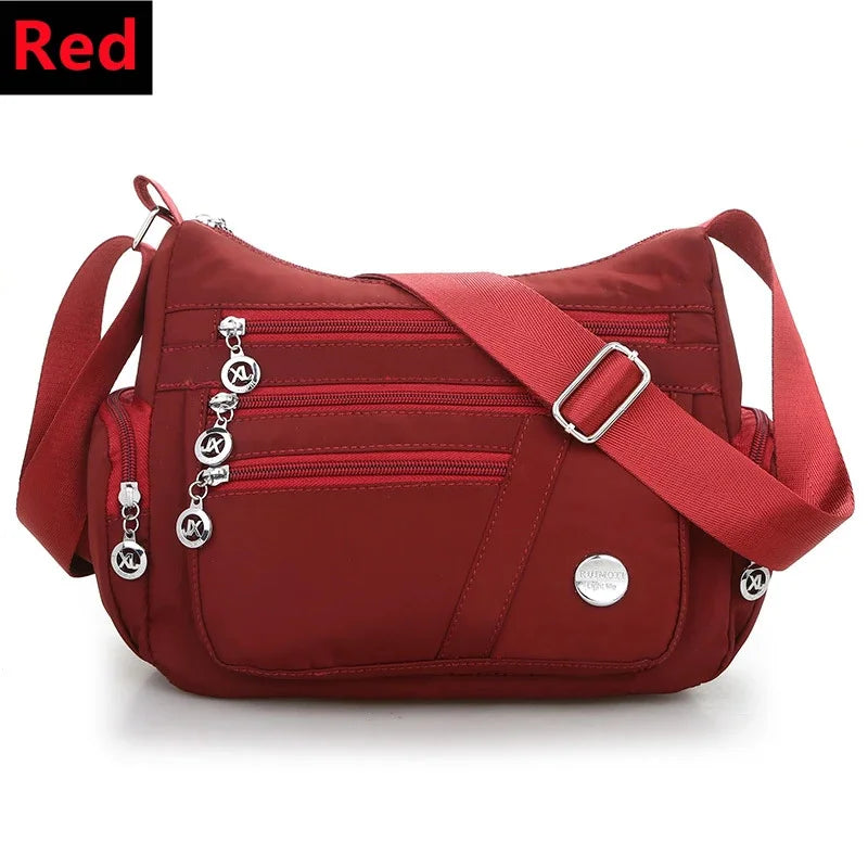 New Oxford Waterproof Shoulder Women Casual Crossbody Multifunction Shopping Handbag Large Capacity Messenger Bags 2024
