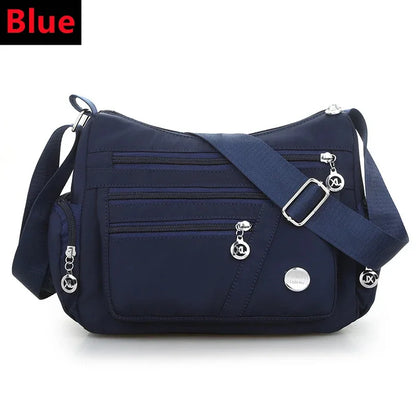 New Oxford Waterproof Shoulder Women Casual Crossbody Multifunction Shopping Handbag Large Capacity Messenger Bags 2024