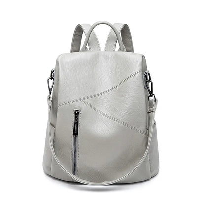 New PU Leather Waterproof Women Backpack Fashion Shoulder Bag High Quality Large Capacity Backpack