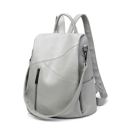 New PU Leather Waterproof Women Backpack Fashion Shoulder Bag High Quality Large Capacity Backpack