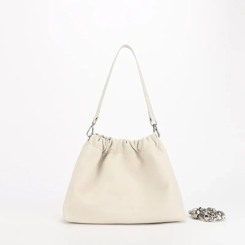 New Pleated Cloud Bag Korean Minority High Quality Commuter Underarm Shoulder Bags Elegant Luxury Bolsos Mujer Female Purses