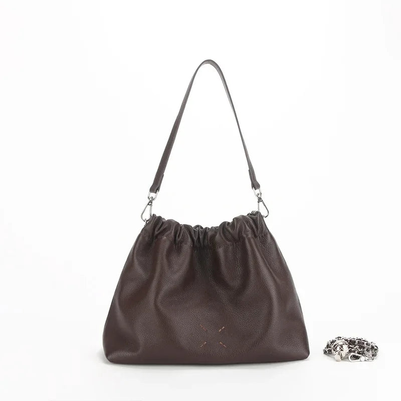 New Pleated Cloud Bag Korean Minority High Quality Commuter Underarm Shoulder Bags Elegant Luxury Bolsos Mujer Female Purses