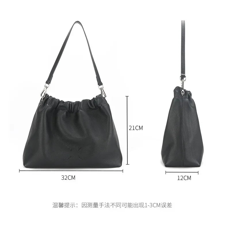 New Pleated Cloud Bag Korean Minority High Quality Commuter Underarm Shoulder Bags Elegant Luxury Bolsos Mujer Female Purses