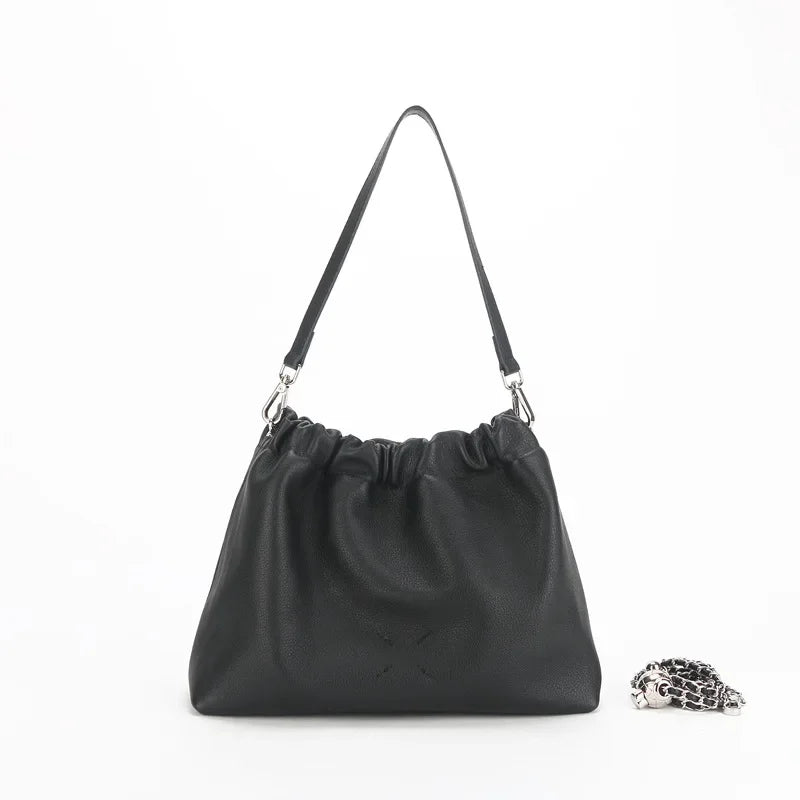 New Pleated Cloud Bag Korean Minority High Quality Commuter Underarm Shoulder Bags Elegant Luxury Bolsos Mujer Female Purses