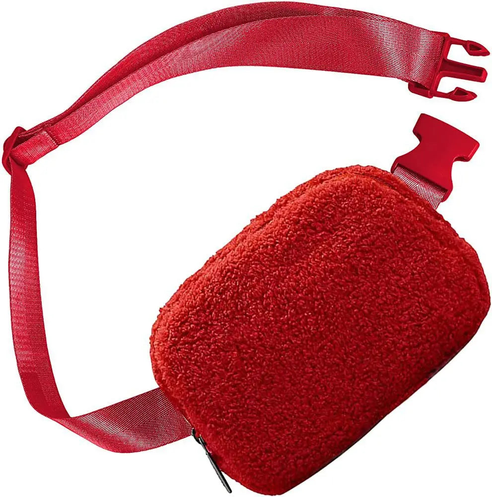 New Plush Waistpack Chest Bag Crossbody Bag Outdoor Sports Bag Men's and Women's Universal Waistpack