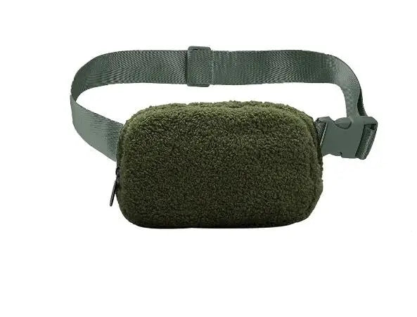 New Plush Waistpack Chest Bag Crossbody Bag Outdoor Sports Bag Men's and Women's Universal Waistpack