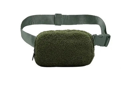 New Plush Waistpack Chest Bag Crossbody Bag Outdoor Sports Bag Men's and Women's Universal Waistpack