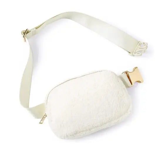 New Plush Waistpack Chest Bag Crossbody Bag Outdoor Sports Bag Men's and Women's Universal Waistpack