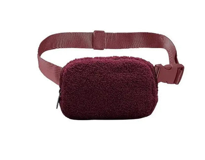 New Plush Waistpack Chest Bag Crossbody Bag Outdoor Sports Bag Men's and Women's Universal Waistpack