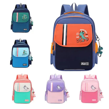 New Primary School Boys and Girls Bookbags Large Capacity Lightweight Waterproof Backpack Bags for Teenage Students