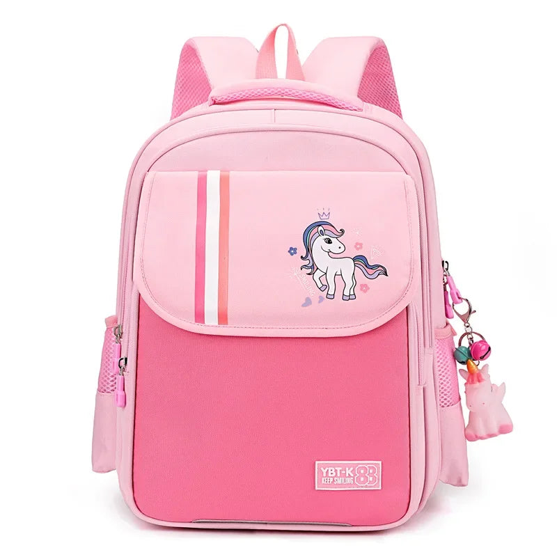 New Primary School Boys and Girls Bookbags Large Capacity Lightweight Waterproof Backpack Bags for Teenage Students