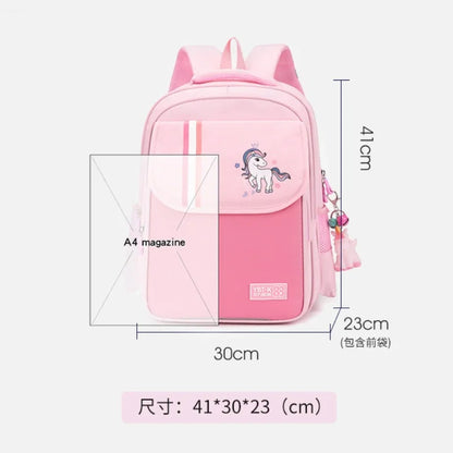 New Primary School Boys and Girls Bookbags Large Capacity Lightweight Waterproof Backpack Bags for Teenage Students