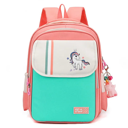 New Primary School Boys and Girls Bookbags Large Capacity Lightweight Waterproof Backpack Bags for Teenage Students